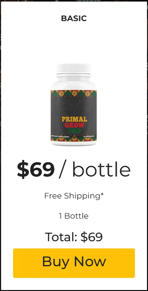 Primal Grow Proone bottle
