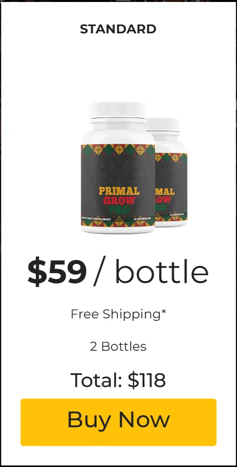 Primal Grow Prothree bottles order