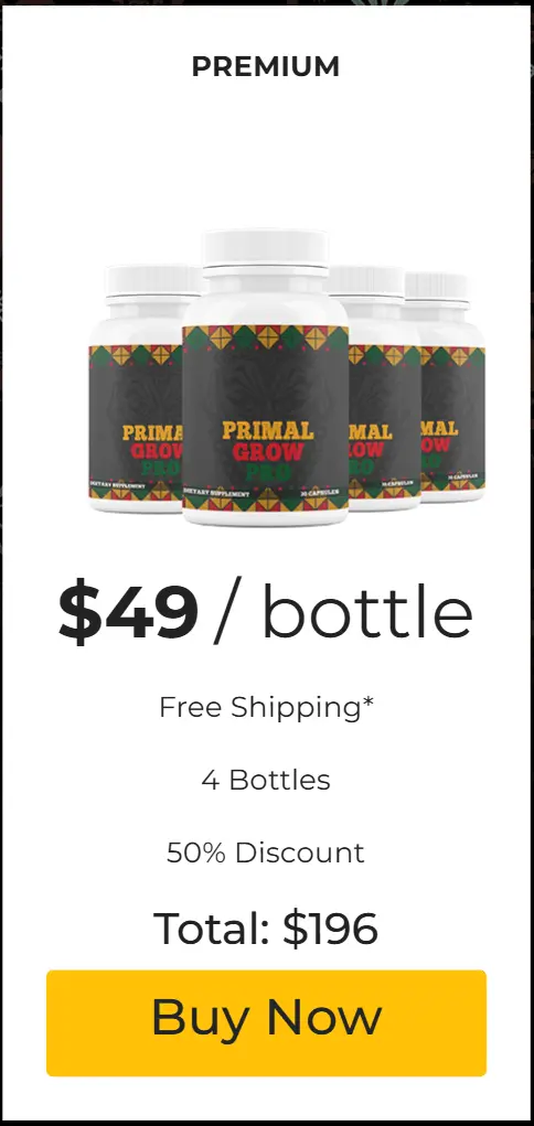 Primal Grow Pro6 bottles